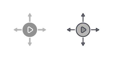 viral contenido icono diseño vector