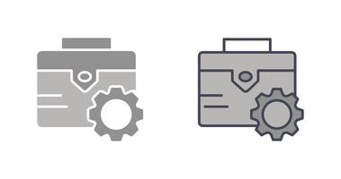 Portfolio Management Icon Design vector