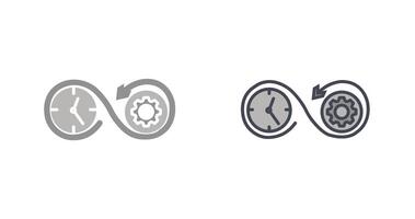 Time Optimization Icon Design vector