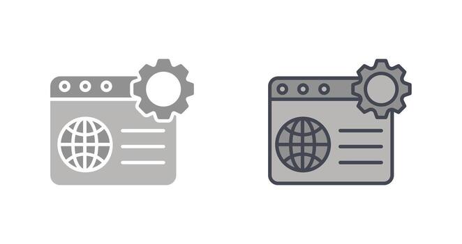 Web Optimization Icon Design vector