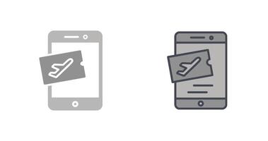 Online Booking Icon Design vector