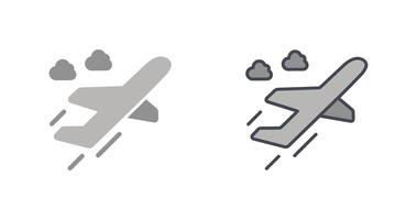 Flight Takeoff Icon Design vector