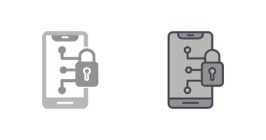 Secure Device Icon Design vector