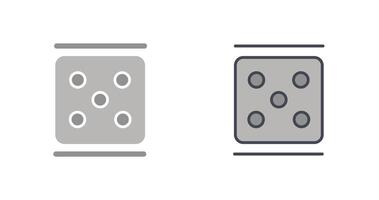 Dice Icon Design vector
