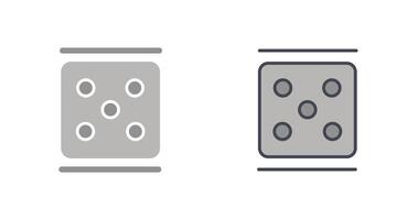 Dice Icon Design vector