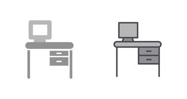 Desk Icon Design vector