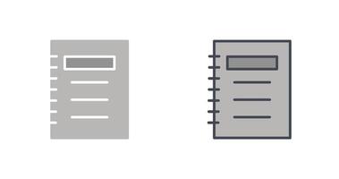 Notepad Icon Design vector