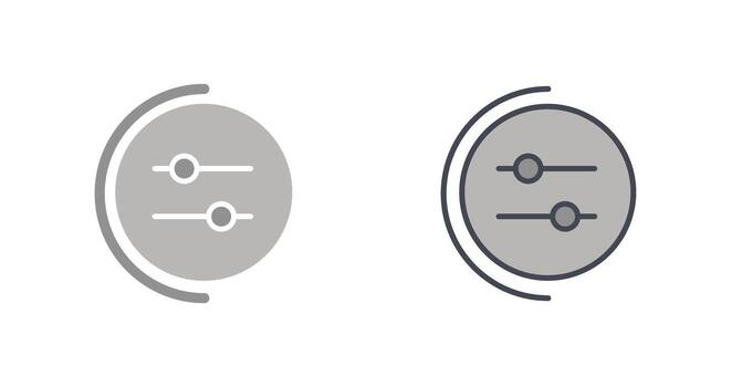 Button Icon Design vector
