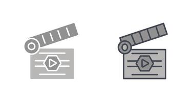 Clapper Icon Design vector