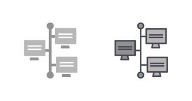 Network Icon Design vector