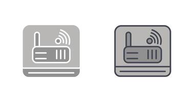 Modem Icon Design vector