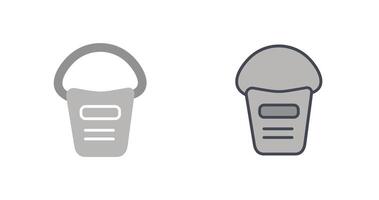 Bucket Icon Design vector
