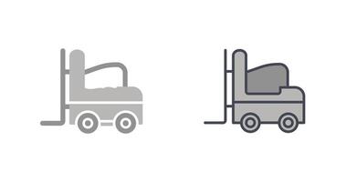 Forklift Icon Design vector