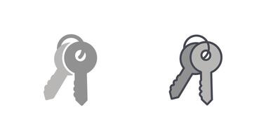 Keys Icon Design vector