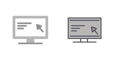 Screen Icon Design vector