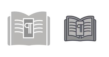 Paragraph Icon Design vector