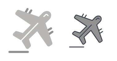 diseño de icono de avión vector