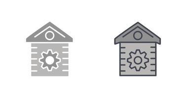 House Setting Icon Design vector