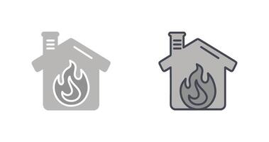 Housefire Icon Design vector