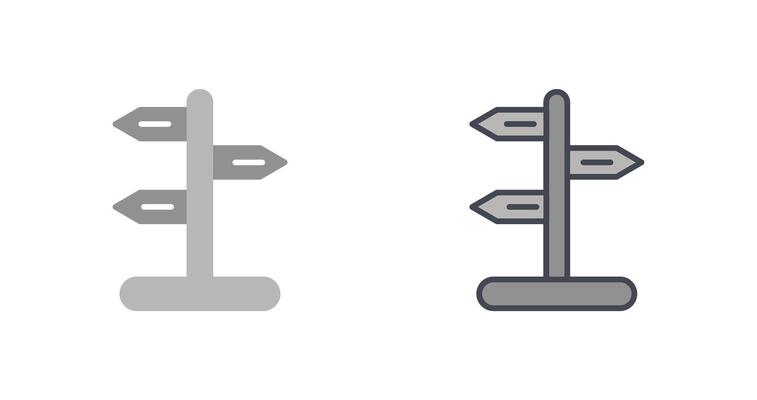 Signpost Icon Design