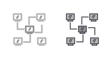 Network Icon Design vector