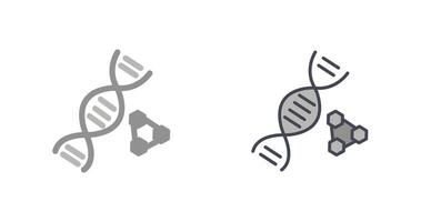 DNA Icon Design vector