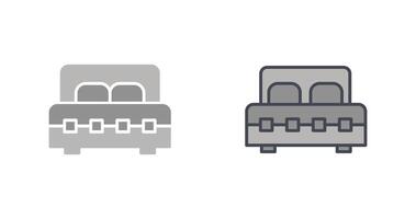 doble cama yo icono diseño vector