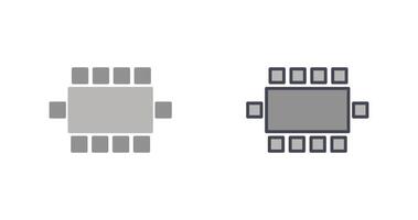 Conference Room Chair Icon Design vector
