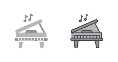 Piano Icon Design vector