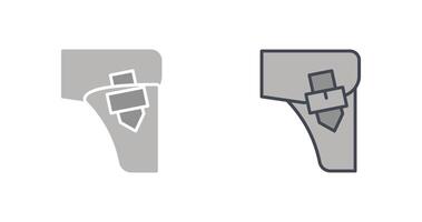 Gun Belt Icon Design vector