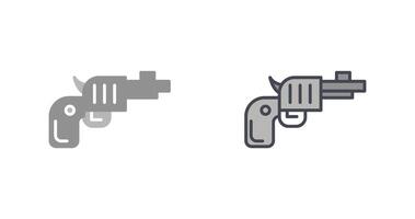 Revolver Icon Design vector