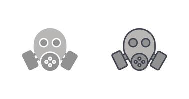 Gas Mask Icon Design vector