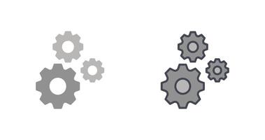 Multiple Cogwheels Icon Design vector