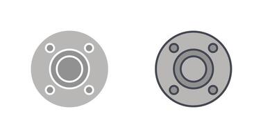 Flange Icon Design vector