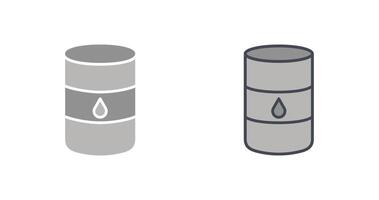 Oil Barrel Icon Design vector