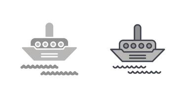 Steamship Icon Design vector