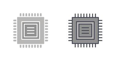 CPU Icon Design vector