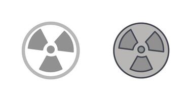 diseño de icono nuclear vector