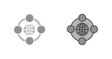 Network Icon Design vector