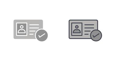 Authentication Icon Design vector