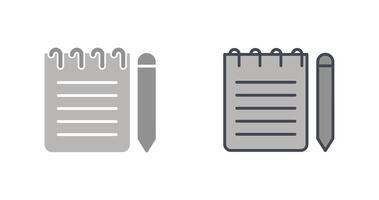 Note Icon Design vector