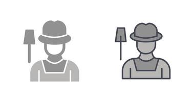 Farmer Icon Design vector