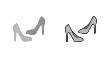 tacones icono diseño vector