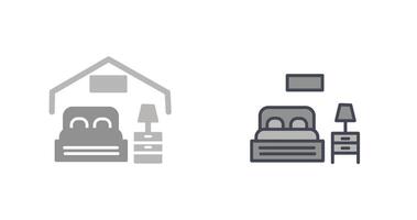 Bedroom Icon Design vector