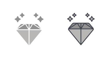 diseño de icono de diamante vector