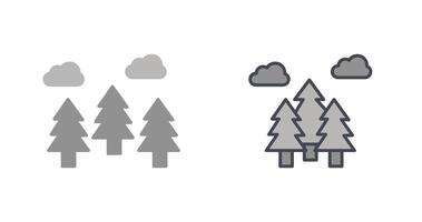 diseño de icono de bosque vector