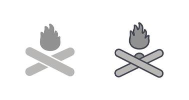 Bonfire Icon Design vector