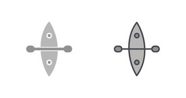 Kayak Icon Design vector