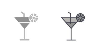 Cocktail Drink Icon Design vector