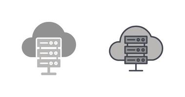 Hosting Icon Design vector
